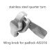 Stainless steel padlockable knob FY 2310-0105-BYJ