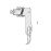 Stainless Steel Padlockable L-Handle FY2310-0118-BNL