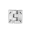 Stainless steel 40x40mm hinge with threaded studs FY 2715-0404-HLZ