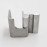 Heavy-duty stainless steel hinge with studs FY 3140-0123-J