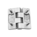 50x50mm stainless steel hinge with threaded studs FY2715-0505-HLZ 50x50mm stainless steel hinge with threaded studs FY2715-0505-HLZ