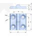 60x60mm detachable stainless steel hinge FY2715-0606-HRE 60x60mm detachable stainless steel hinge FY2715-0606-HRE