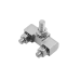 Screw-on hinge for prominent doors FY3140-0105-J