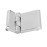 Stainless steel 60x90 mm hinge with threaded studs FY2715-0609-HLZ
