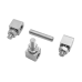 Screw-on hinge for prominent doors FY3140-0105-J