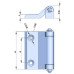 Stainless Steel External Hinge 60mm FY3140-0117-J