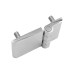 Stainless steel 60x90 mm hinge with threaded studs FY2715-0609-HLZ
