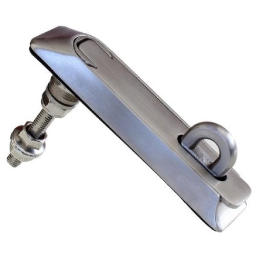 Stainless steel padlockable handle with adjustable cam FY1810-0111-SGT