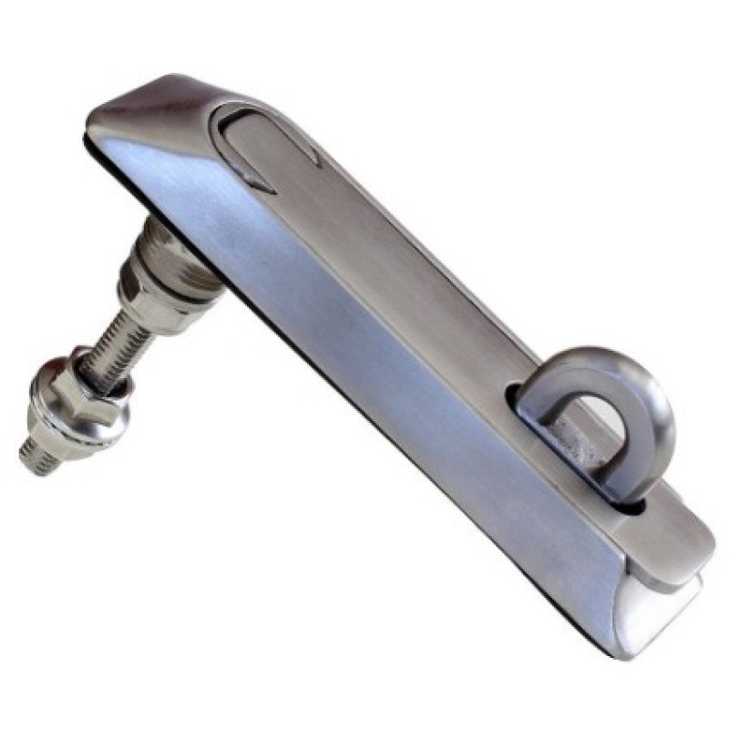 Stainless steel padlockable handle with adjustable cam FY1810-0111-SGT