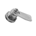 Double-bit 5 mm stainless steel quarter-turn lock FY2513-0205-ZW