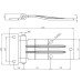 Stainless Steel Butt T-Hinge 180mm FY180-MP