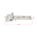 Truck Van T-Hinge Stainless Steel Mirror Polished FY135-MP