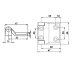 External Overlay Corner Hinge FY417-1