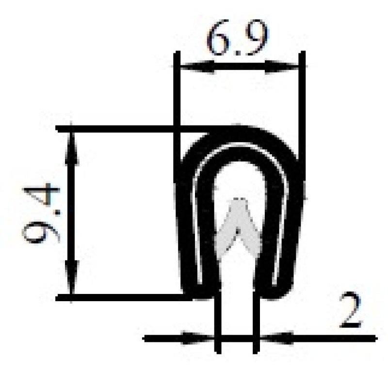 Edge Protection PVC gasket P1.047