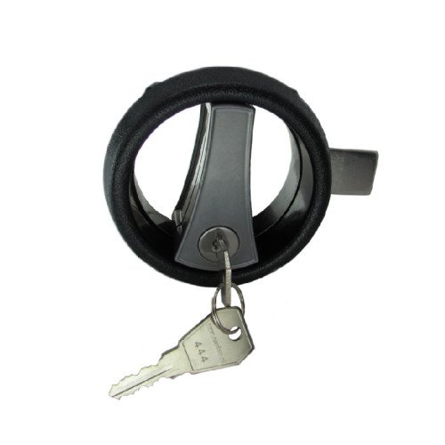 Cupboard round locking handle with 3-points cam FY007-3