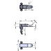 Spring Loaded Toggle Latch FY045-W1