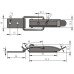 Padlocking Stainless Steel Toggle Latch FY064-W1