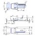 Padlocking Toggle Latch FY036-G1