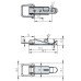 Padlocking Toggle Latch FY037-G1