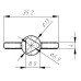 Triangular key 9mm AISI 304 FY 2513-0309-K