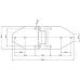 Butt symmetric hinge FY2715-0240-FS