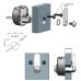 Coin operated cam lock FY 1606