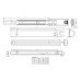 Drawer slides 53mm heavy duty length 400mm FY53.16.80