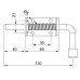 Mild Steel Spring Bolt M10 × 130mm Zinc Plated FY130.10