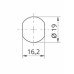 Three-digit mechanical code cam lock FY 9503