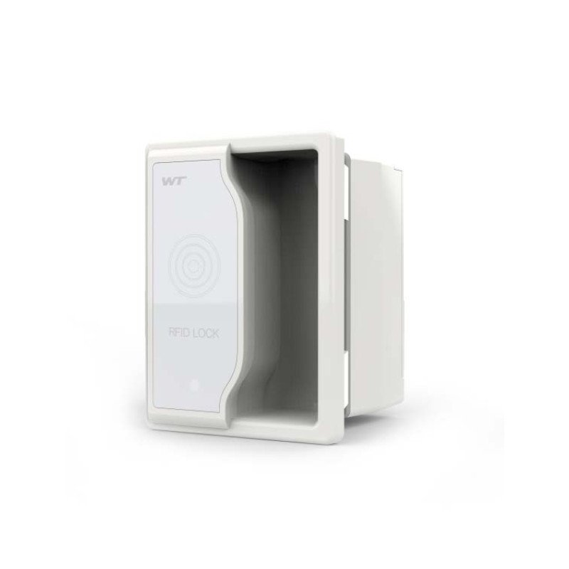 A flat electronic RFID cam lock with handle FY 1801-00IC