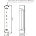 Compact electronic outdoor RFID cam lock FY 2046B-00IC