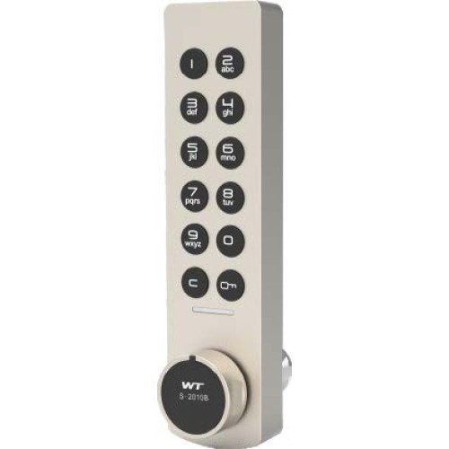 Electronic code cam lock with manual buttons and knob FY 2010B-00A0