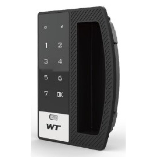 Electronic code cam lock with touchscreen and countersunk handle FY1803-00A1