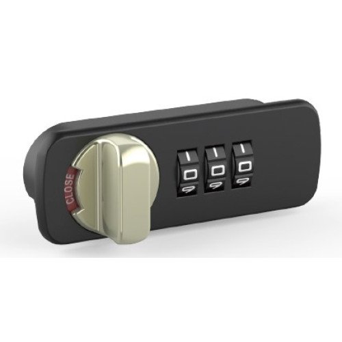 Compact 3-digit code cam lock with a green/red indicator FY 9534