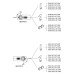 3-digit code cam lock with a square knob shape FY 9544