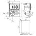 A box design 4-digit code cam lock FY 9554